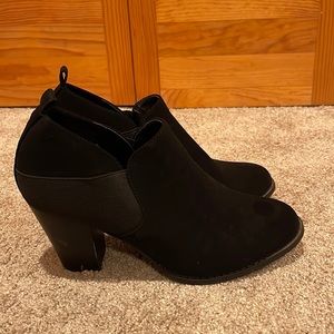 Forever Black Ankle Booties